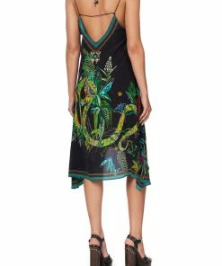 Camilla EBoutique (US) V-NECK STRAPPY FLARE DRESS RIVER CRUISE Up To 30% Off