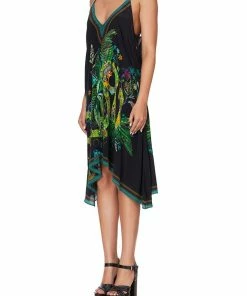 Camilla EBoutique (US) V-NECK STRAPPY FLARE DRESS RIVER CRUISE Up To 30% Off