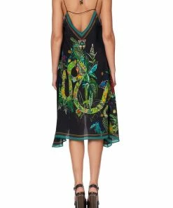 Camilla EBoutique (US) V-NECK STRAPPY FLARE DRESS RIVER CRUISE Up To 30% Off