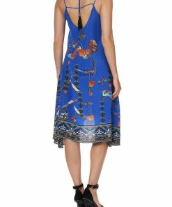 Camilla EBoutique (US) Up To 50% Off V-NECK STRAPPY FLARE DRESS TREE OF LIFE