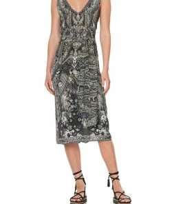 Camilla EBoutique (US) V-NECK WRAP DRESS ONE TRIBE Up To 50% Off
