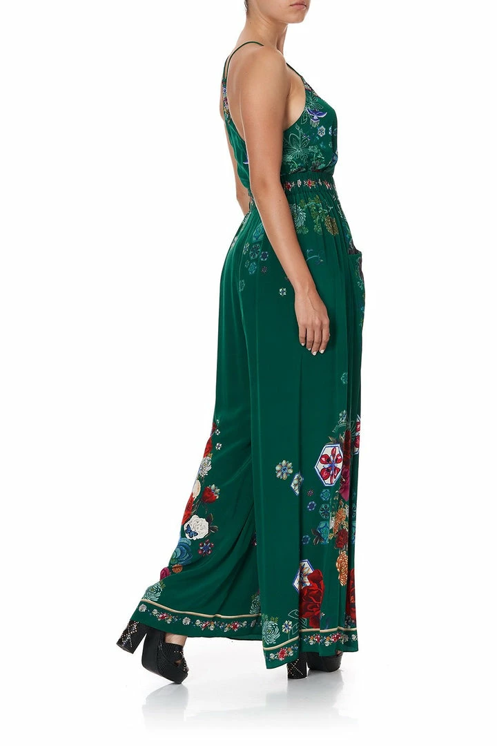 Camilla EBoutique (US) WIDE LEG PANT WITH GATHERED POCKETS EMERALD'S ORBIT Up To 40% Off