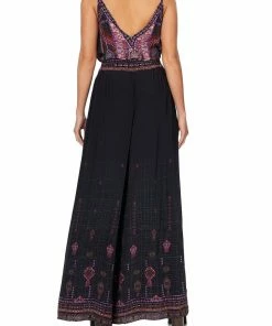 Camilla EBoutique (US) WIDE LEG PANT WITH GATHERED POCKETS MINA MINA