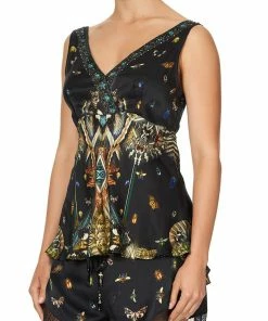 Camilla EBoutique (US) Up To 30% Off WIDE STRAP CROSS FRONT CAMI MATERNAL INSTINCT