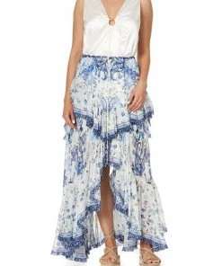 Camilla EBoutique (US) WIDE STRAP U-RING TOP SOLID WHITE