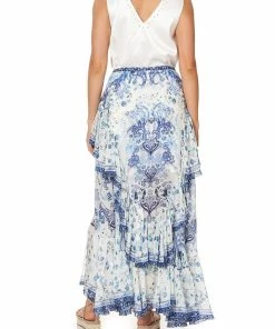 Camilla EBoutique (US) WIDE STRAP U-RING TOP SOLID WHITE