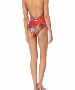 Camilla EBoutique (US) WIRED V-NECK ONE PIECE WONDERING WARATAH Up To 30% Off