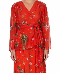 Camilla EBoutique (US) Up To 50% Off WRAP BLOUSE WITH YOKE CINEMA PARADISO