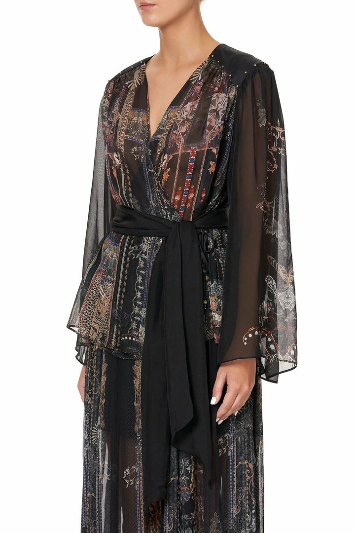 Camilla EBoutique (US) Up To 40% Off WRAP BLOUSE WITH YOKE SON OF SEVEN QUEENS