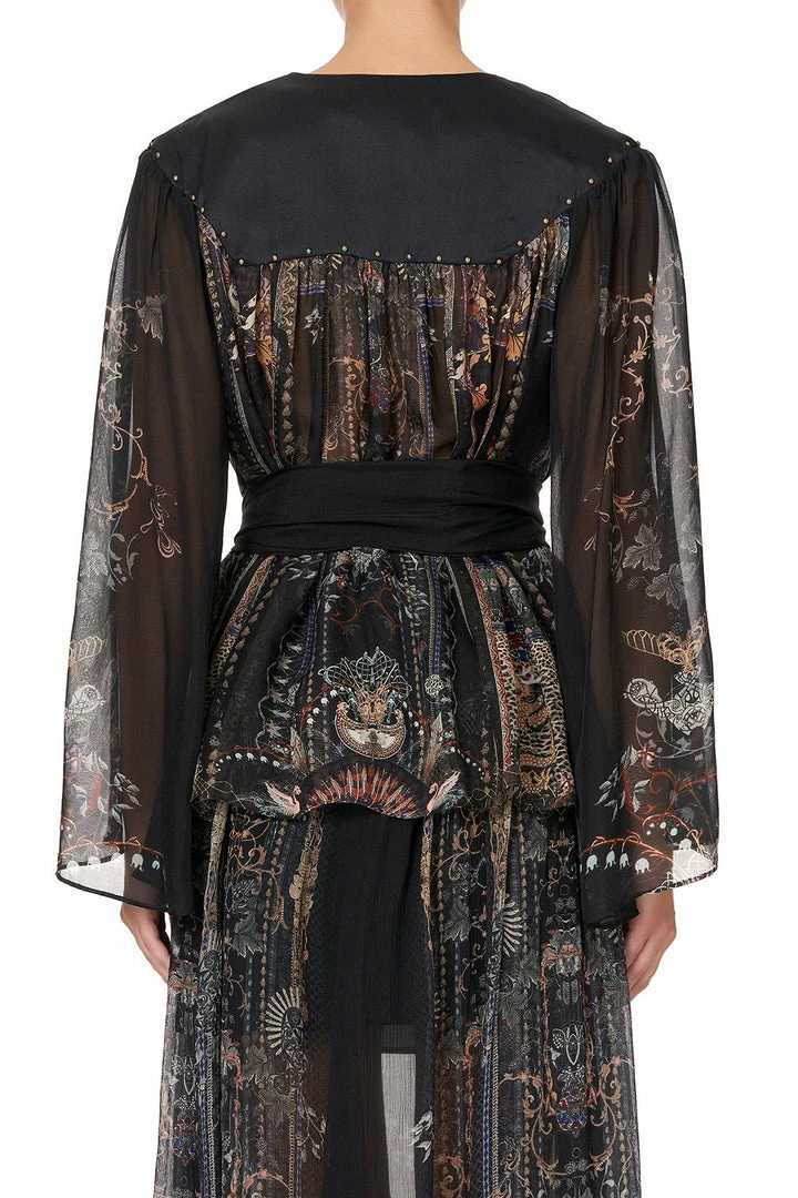 Camilla EBoutique (US) Up To 40% Off WRAP BLOUSE WITH YOKE SON OF SEVEN QUEENS