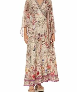 Camilla EBoutique (US) WRAP DRESS WITH NECK TIE DRIFTING DREAMER Up To 30% Off