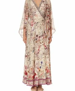 Camilla EBoutique (US) WRAP DRESS WITH NECK TIE DRIFTING DREAMER Up To 30% Off