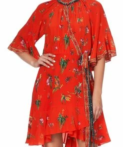 Camilla EBoutique (US) Up To 30% Off WRAP DRESS WITH RAGLAN SLEEVE CINEMA PARADISO