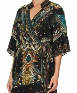 Camilla EBoutique (US) WRAP DRESS WITH RAGLAN SLEEVE MATERNAL INSTINCT