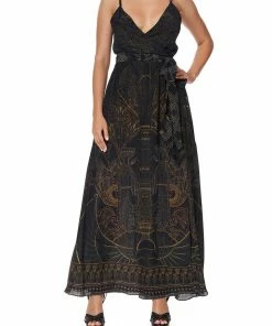 Camilla EBoutique (US) WRAP DRESS WITH TWIST STRAPS COBRA KING Up To 50% Off
