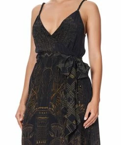 Camilla EBoutique (US) WRAP DRESS WITH TWIST STRAPS COBRA KING Up To 50% Off