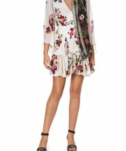 Camilla EBoutique (US) WRAP TOP WITH NECK TIE FAIRY GODMOTHER Up To 50% Off