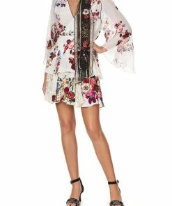 Camilla EBoutique (US) WRAP TOP WITH NECK TIE FAIRY GODMOTHER Up To 50% Off