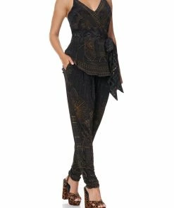 Camilla EBoutique (US) WRAP TOP WITH TWIST STRAPS COBRA KING