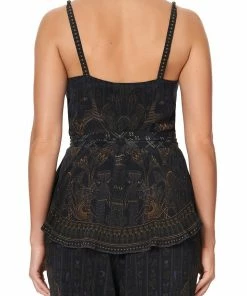 Camilla EBoutique (US) WRAP TOP WITH TWIST STRAPS COBRA KING