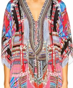 Camilla EBoutique (US) Resort SHORT LACE UP KAFTAN HANI HEAVEN