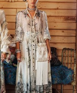 Camilla EBoutique (US) Up To 50% Off SHIRRED WAIST DRESS WITH SPLIT MEMORIES OF MOREE