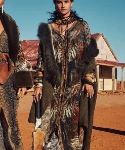 Camilla EBoutique (US) SHEARLING CAPE KAKADU CALLING