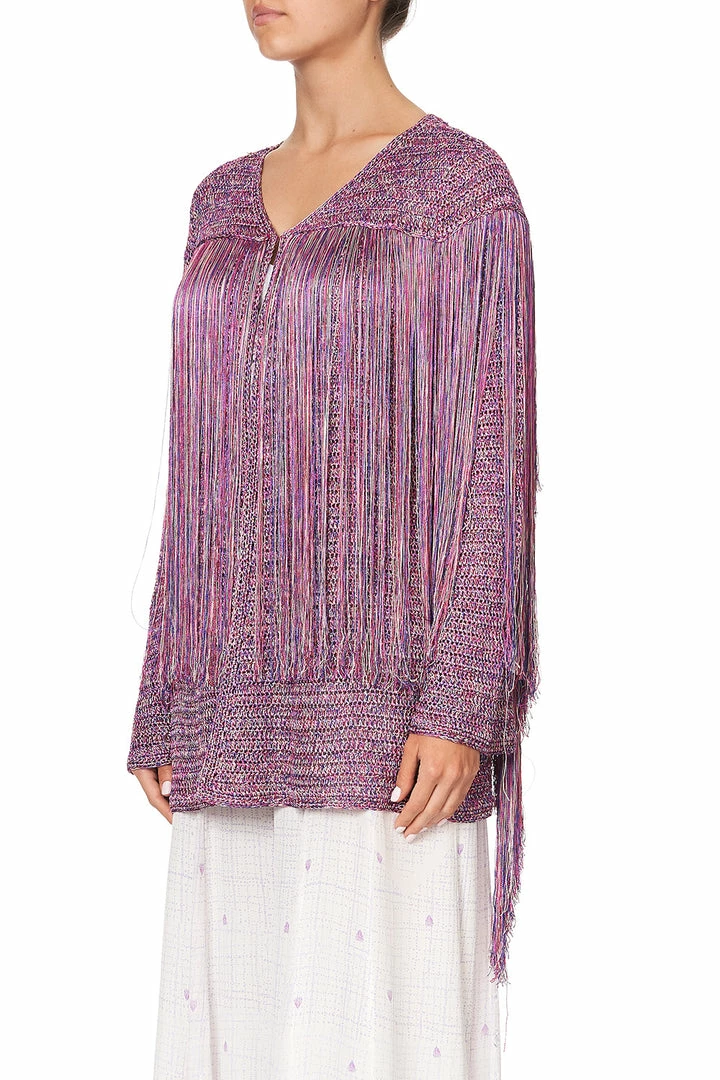 Camilla EBoutique (US) CROCHET LAYERING PIECE WITH LONG TASSELS TANAMI ROAD Up To 40% Off
