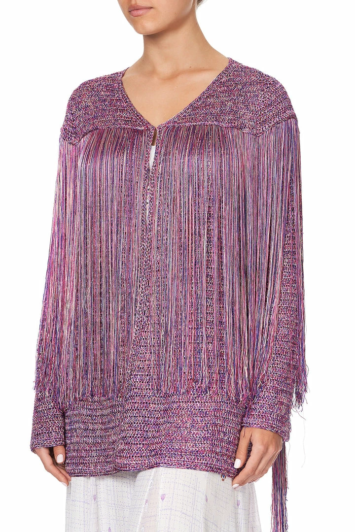 Camilla EBoutique (US) CROCHET LAYERING PIECE WITH LONG TASSELS TANAMI ROAD Up To 40% Off