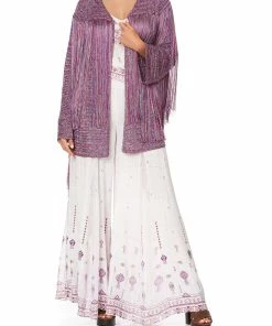 Camilla EBoutique (US) CROCHET LAYERING PIECE WITH LONG TASSELS TANAMI ROAD Up To 40% Off