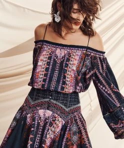 Camilla EBoutique (US) MINI SKIRT WITH SHAPED YOKE MINA MINA Up To 40% Off