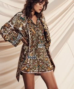 Camilla EBoutique (US) SHORTS WITH PIPING DETAIL FAUNA ELECTRO