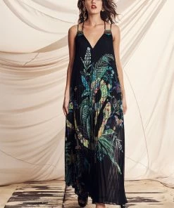 Camilla EBoutique (US) Up To 50% Off PLEATED MAXI DRESS WITH YOKE RIVER CRUISE