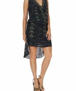 Camilla EBoutique (US) CROSS OVER DRESS WITH LONG BACK WISE WINGS