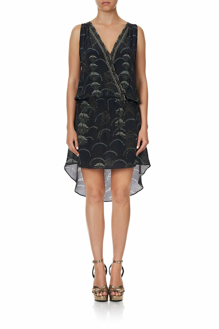 Camilla EBoutique (US) CROSS OVER DRESS WITH LONG BACK WISE WINGS