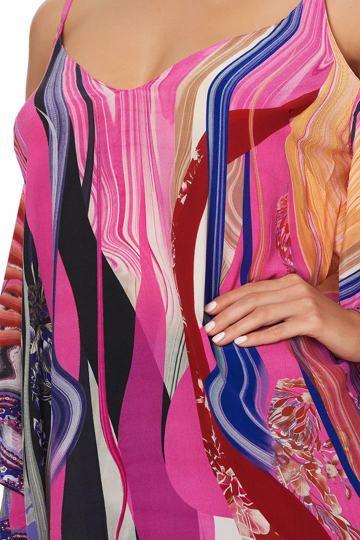 Camilla EBoutique (US) DROP SHOULDER STRAPPY BLOUSE FOLK RIVER