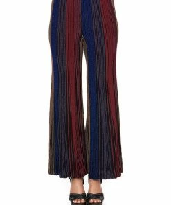 Camilla EBoutique (US) FLARED METALLIC KNIT PANTS FOLK RIVER