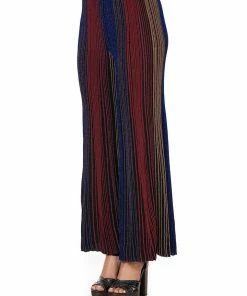 Camilla EBoutique (US) FLARED METALLIC KNIT PANTS FOLK RIVER