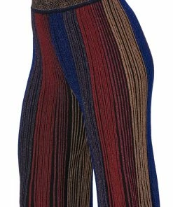 Camilla EBoutique (US) FLARED METALLIC KNIT PANTS FOLK RIVER