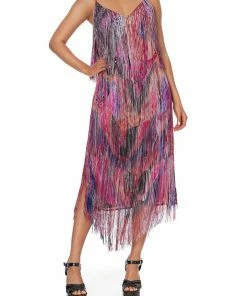 Camilla EBoutique (US) MIDI FRINGE DRESS FOLK RIVER Up To 50% Off