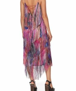 Camilla EBoutique (US) MIDI FRINGE DRESS FOLK RIVER Up To 50% Off