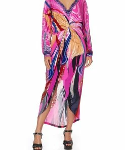 Camilla EBoutique (US) TWIST FRONT DRESS FOLK RIVER Up To 30% Off