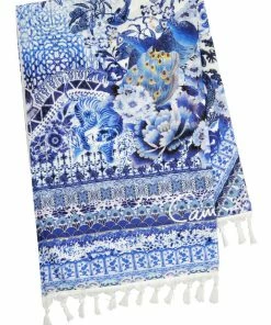 Camilla EBoutique (US) RECTANGLE TOWEL WITH FRINGING GUARDIAN OF SECRETS Resort