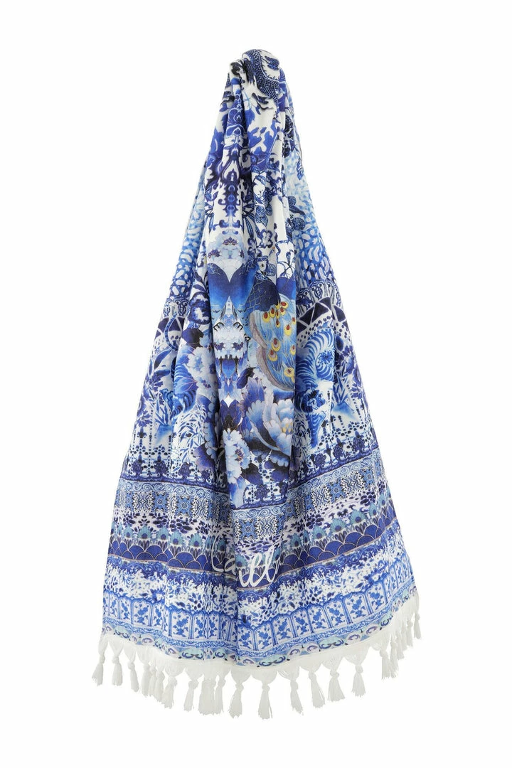 Camilla EBoutique (US) RECTANGLE TOWEL WITH FRINGING GUARDIAN OF SECRETS Resort