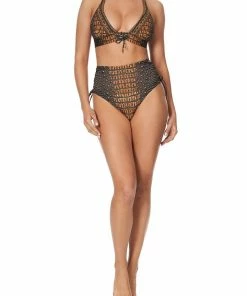 Camilla EBoutique (US) HIGH WAISTED PANT WITH EYELETS CROCODILE ROCK Up To 30% Off