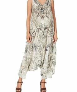 Camilla EBoutique (US) HIGH LOW CROSS OVERLAY TOP DAINTREE DREAMING