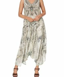 Camilla EBoutique (US) HIGH LOW CROSS OVERLAY TOP DAINTREE DREAMING