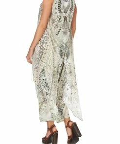 Camilla EBoutique (US) HIGH LOW CROSS OVERLAY TOP DAINTREE DREAMING