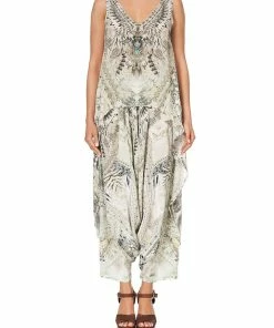 Camilla EBoutique (US) HIGH LOW CROSS OVERLAY TOP DAINTREE DREAMING