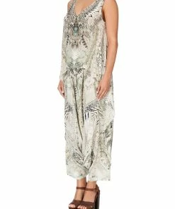 Camilla EBoutique (US) HIGH LOW CROSS OVERLAY TOP DAINTREE DREAMING